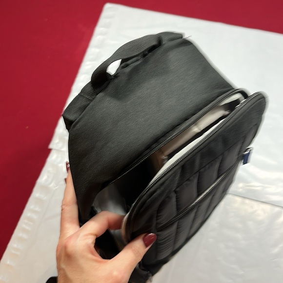 ONN Black Camera Carrying Backpack zip Pocket Dividers For Camera Adjustable bag - Picture 9 of 11